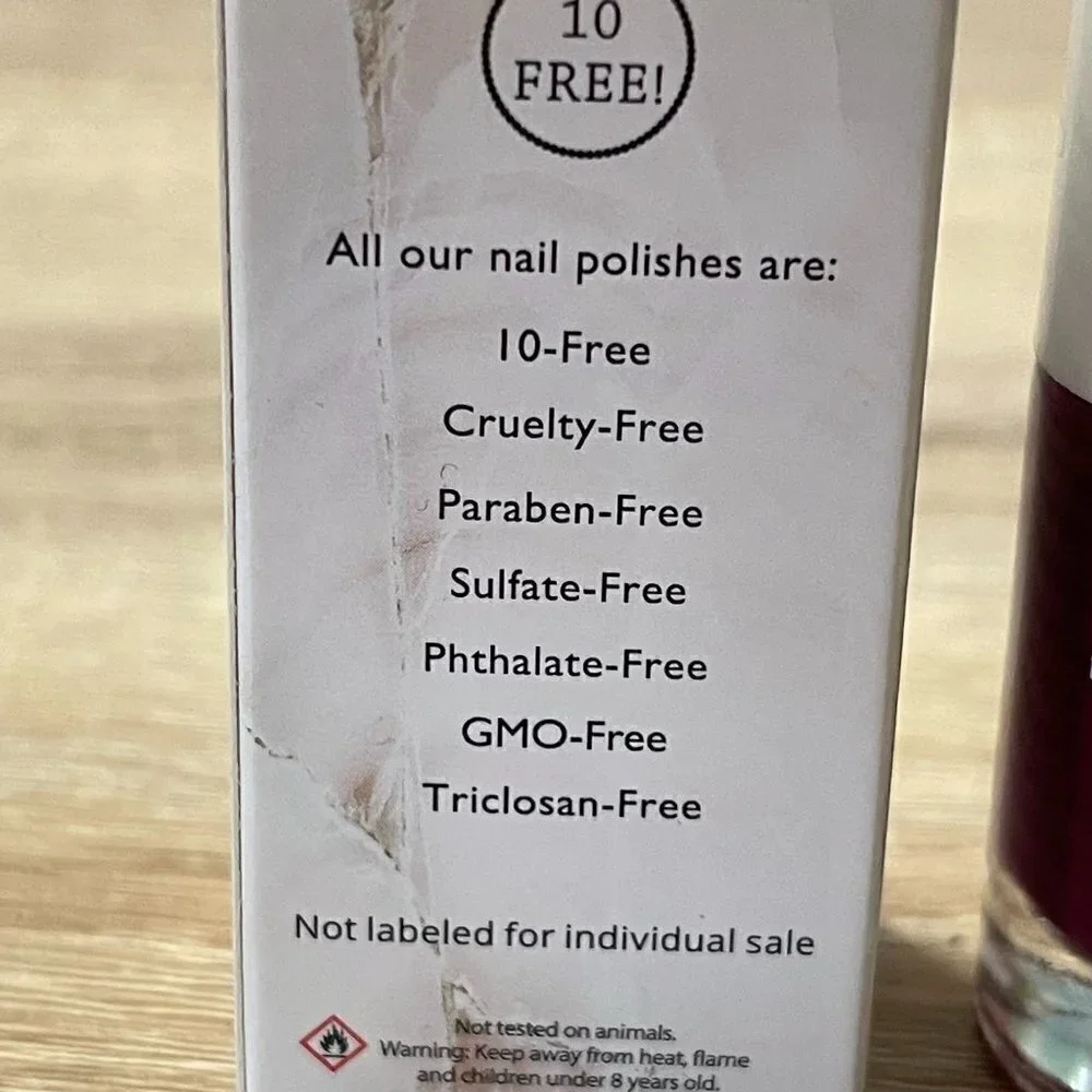 Pretty Woman BNIB Deep Red Burgundy Dont Be Jelly Cruelty-Free Vegan Nail Polish